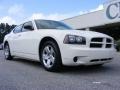 2008 Stone White Dodge Charger SE  photo #2