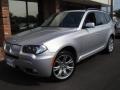 2007 Titanium Silver Metallic BMW X3 3.0si  photo #1