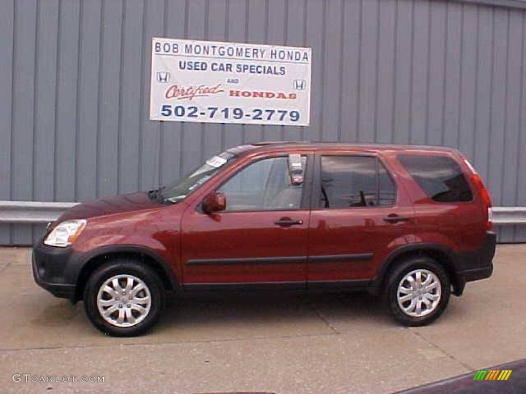 2005 CR-V EX 4WD - Redondo Red Pearl / Ivory photo #1