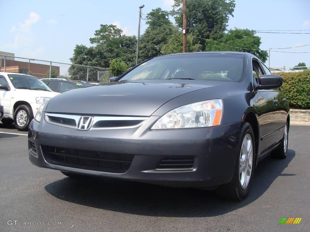 2006 Accord EX Sedan - Graphite Pearl / Gray photo #1