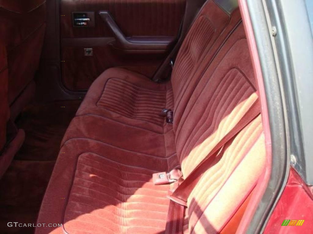 1990 Cutlass Ciera SL Cruiser Wagon - Dark Maple Red Metallic / Burgundy Red photo #9