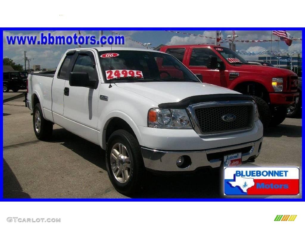 2006 F150 FX4 SuperCab 4x4 - Oxford White / Black photo #1