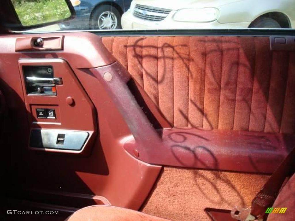 1990 Cutlass Ciera SL Cruiser Wagon - Dark Maple Red Metallic / Burgundy Red photo #12