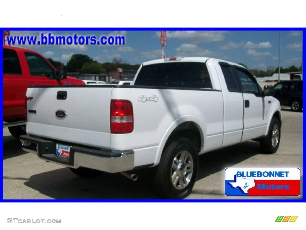 2006 F150 FX4 SuperCab 4x4 - Oxford White / Black photo #4