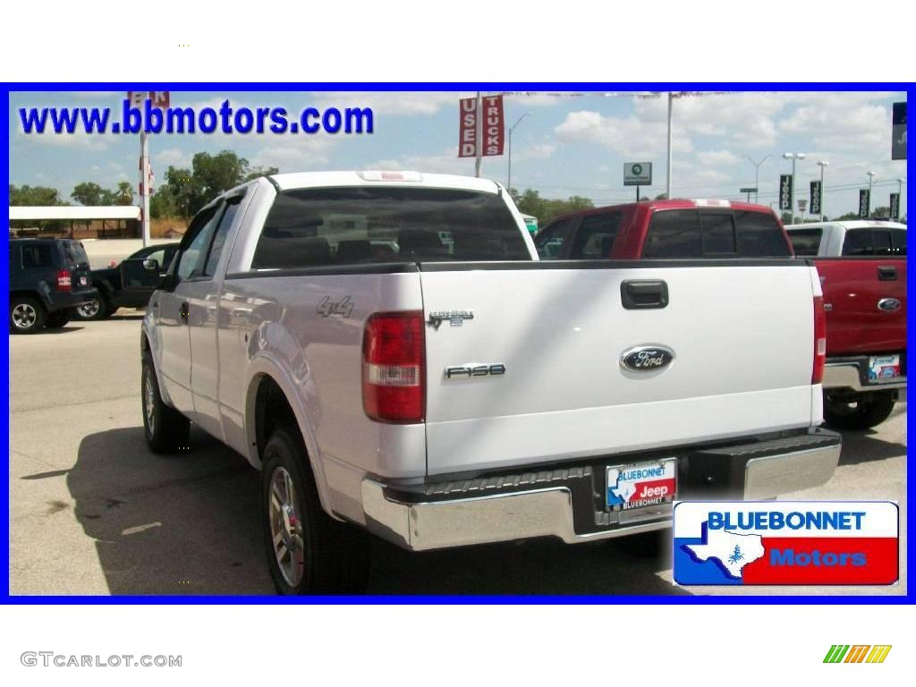 2006 F150 FX4 SuperCab 4x4 - Oxford White / Black photo #5