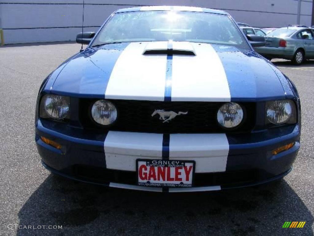 2007 Mustang GT Premium Coupe - Vista Blue Metallic / Dark Charcoal photo #8