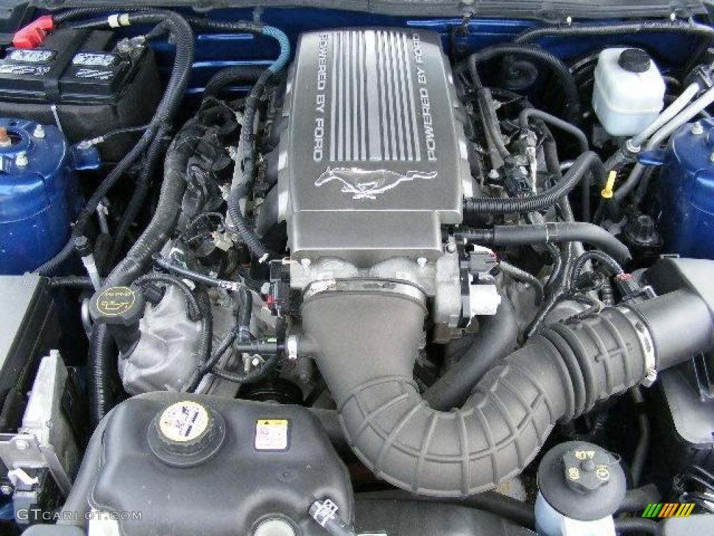 2007 Mustang GT Premium Coupe - Vista Blue Metallic / Dark Charcoal photo #24