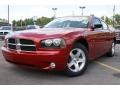 2009 Inferno Red Crystal Pearl Dodge Charger SXT  photo #1