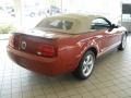 2008 Dark Candy Apple Red Ford Mustang V6 Premium Convertible  photo #24