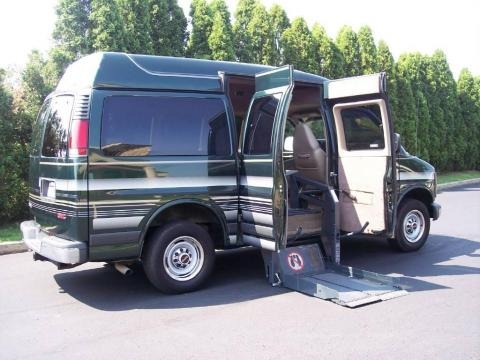 2001 GMC Savana Van 2500 SLE Passenger Wheelchair Access Conversion Data, Info and Specs