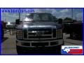 2008 Dark Shadow Grey Metallic Ford F250 Super Duty Lariat Crew Cab 4x4  photo #2