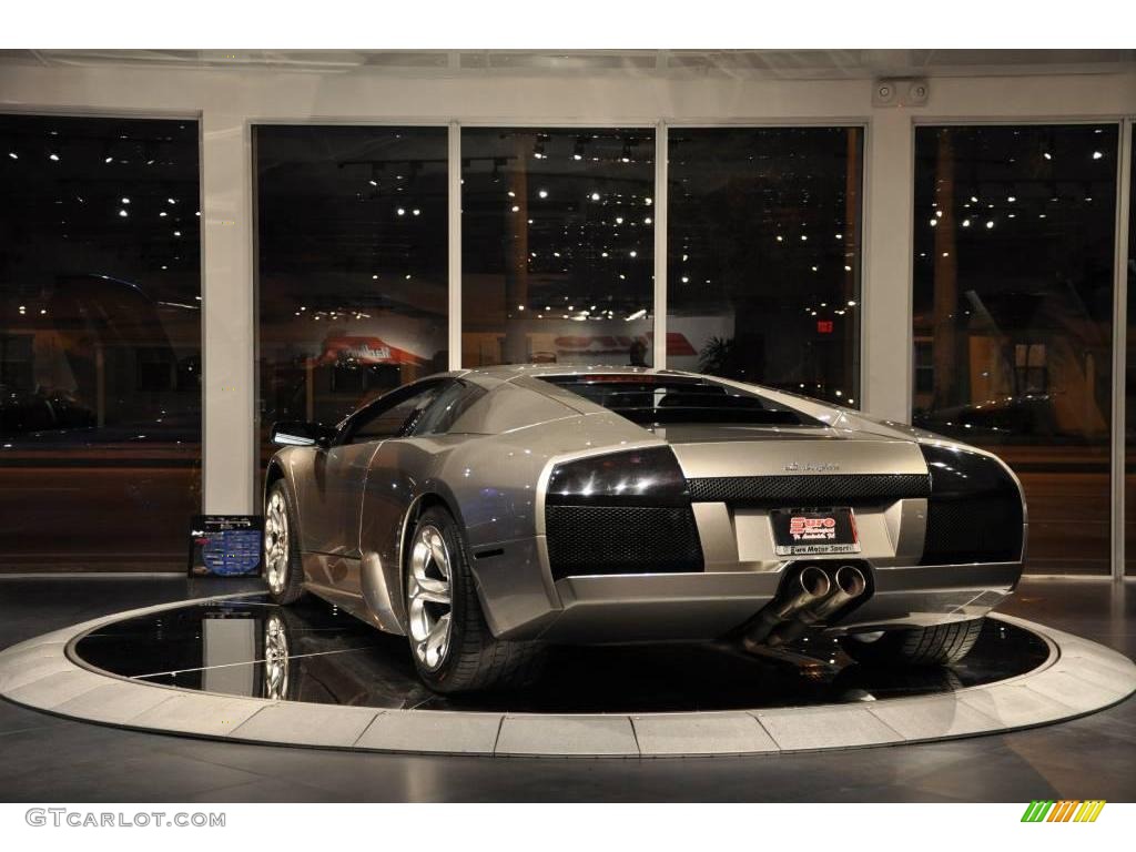 2002 Murcielago Coupe - Grey Metallic / Grey photo #6