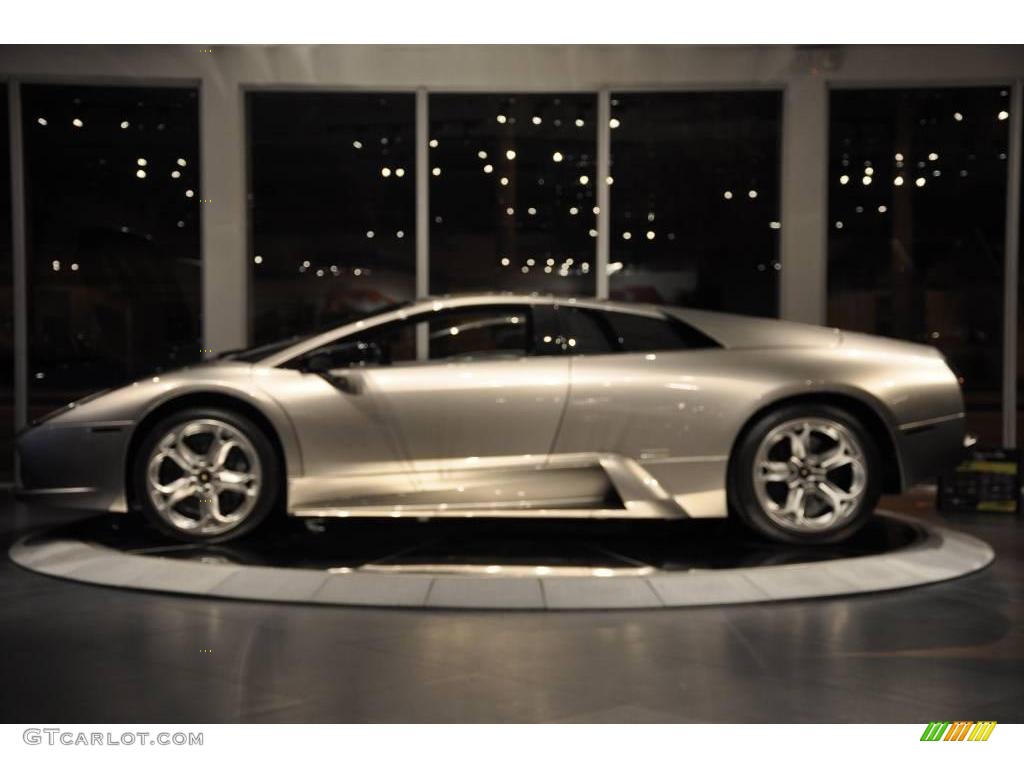 2002 Murcielago Coupe - Grey Metallic / Grey photo #8