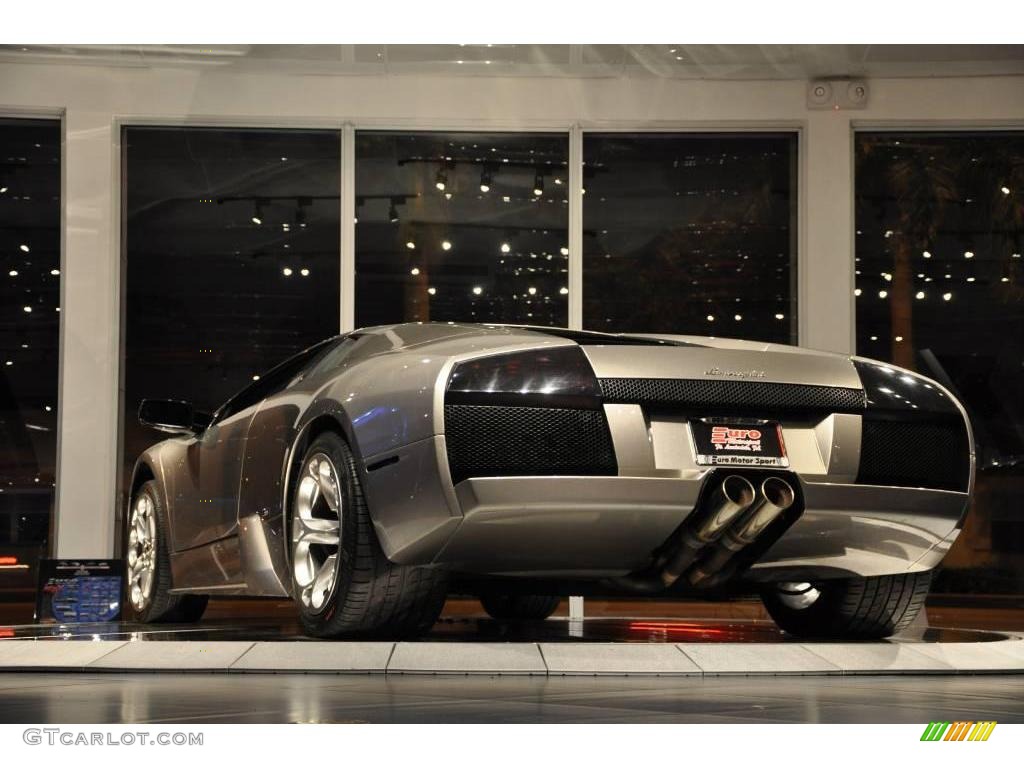 2002 Murcielago Coupe - Grey Metallic / Grey photo #9