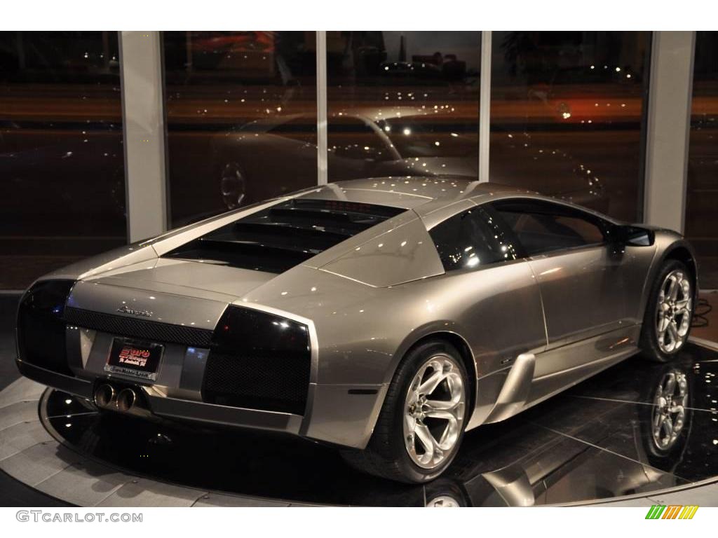 2002 Murcielago Coupe - Grey Metallic / Grey photo #14