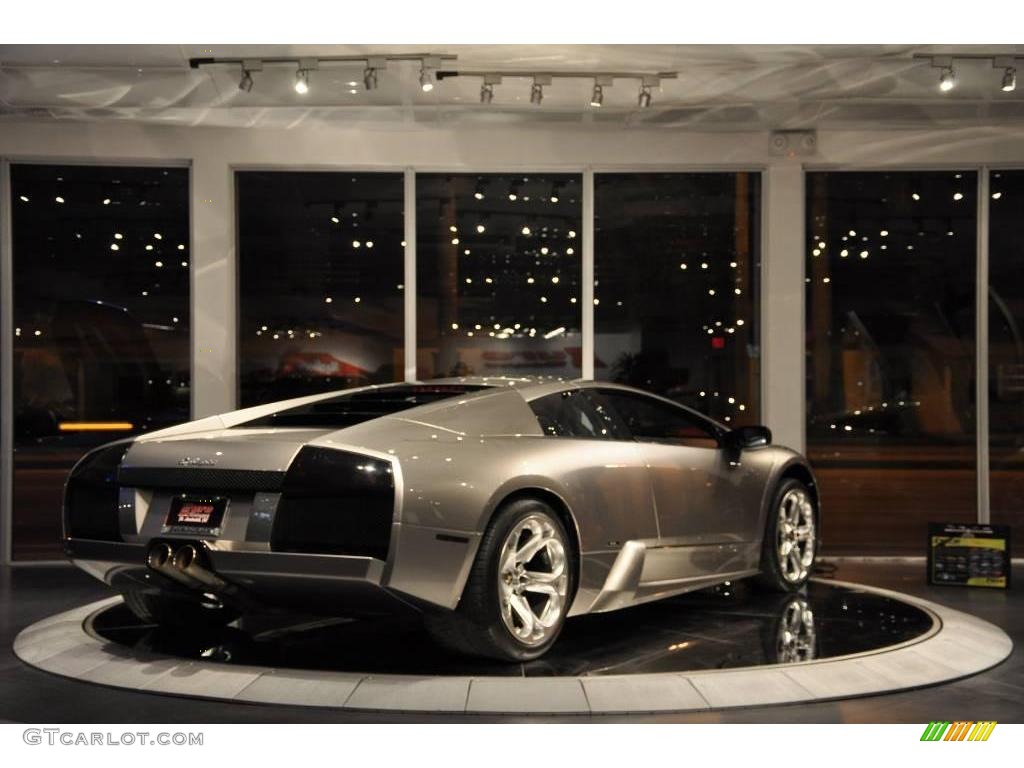 2002 Murcielago Coupe - Grey Metallic / Grey photo #16