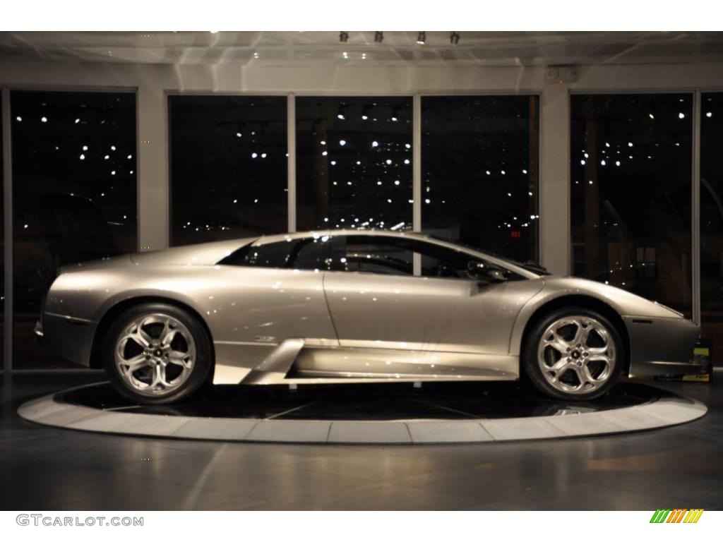 2002 Murcielago Coupe - Grey Metallic / Grey photo #24
