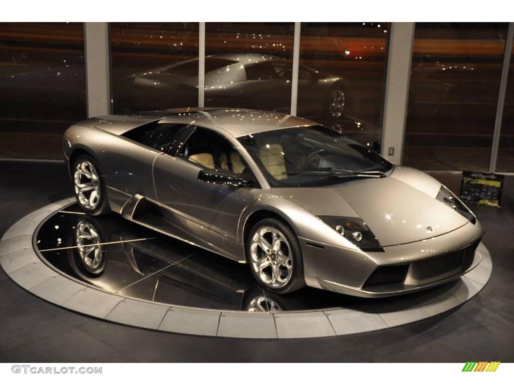 2002 Murcielago Coupe - Grey Metallic / Grey photo #27