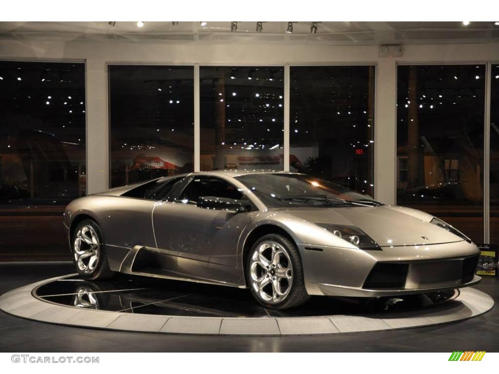 2002 Murcielago Coupe - Grey Metallic / Grey photo #31