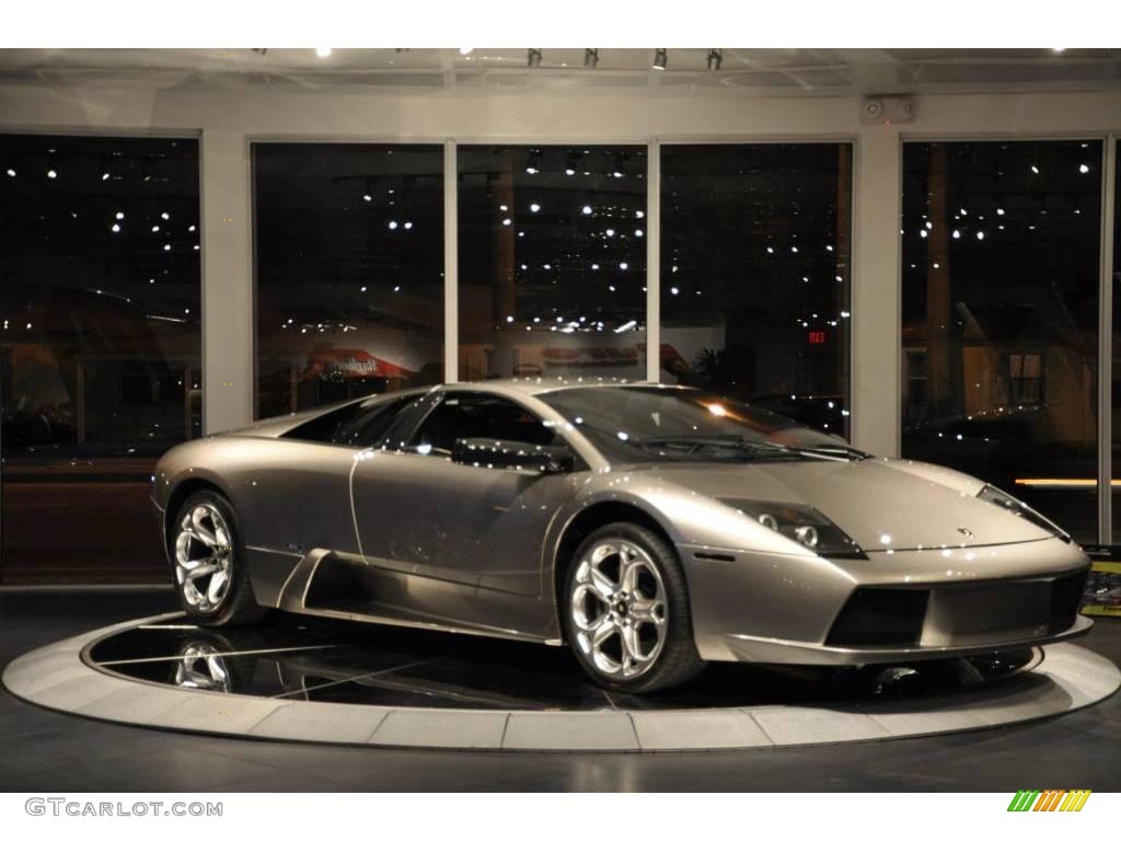 2002 Murcielago Coupe - Grey Metallic / Grey photo #32