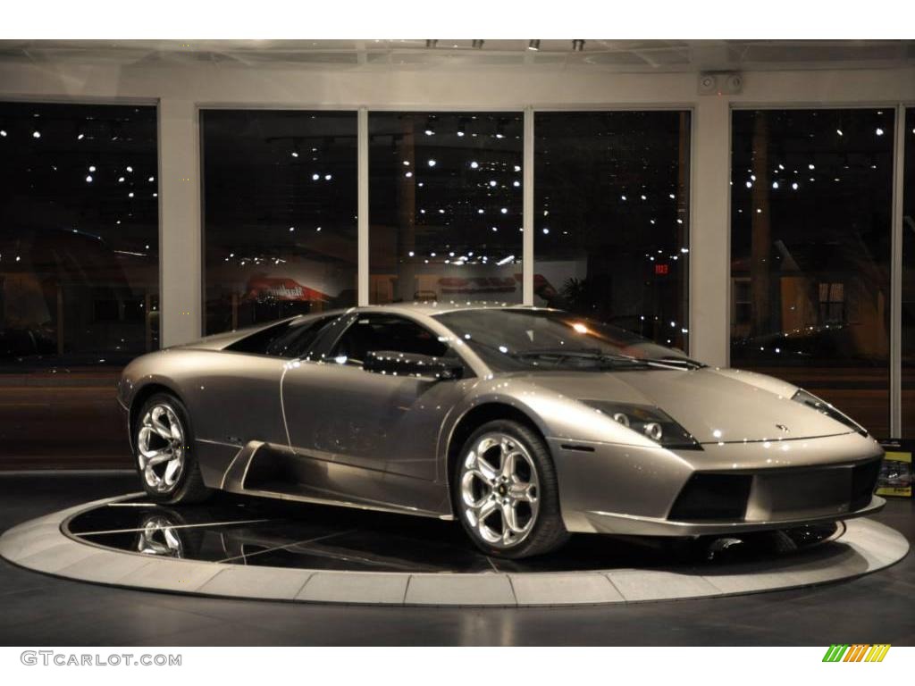 2002 Murcielago Coupe - Grey Metallic / Grey photo #33