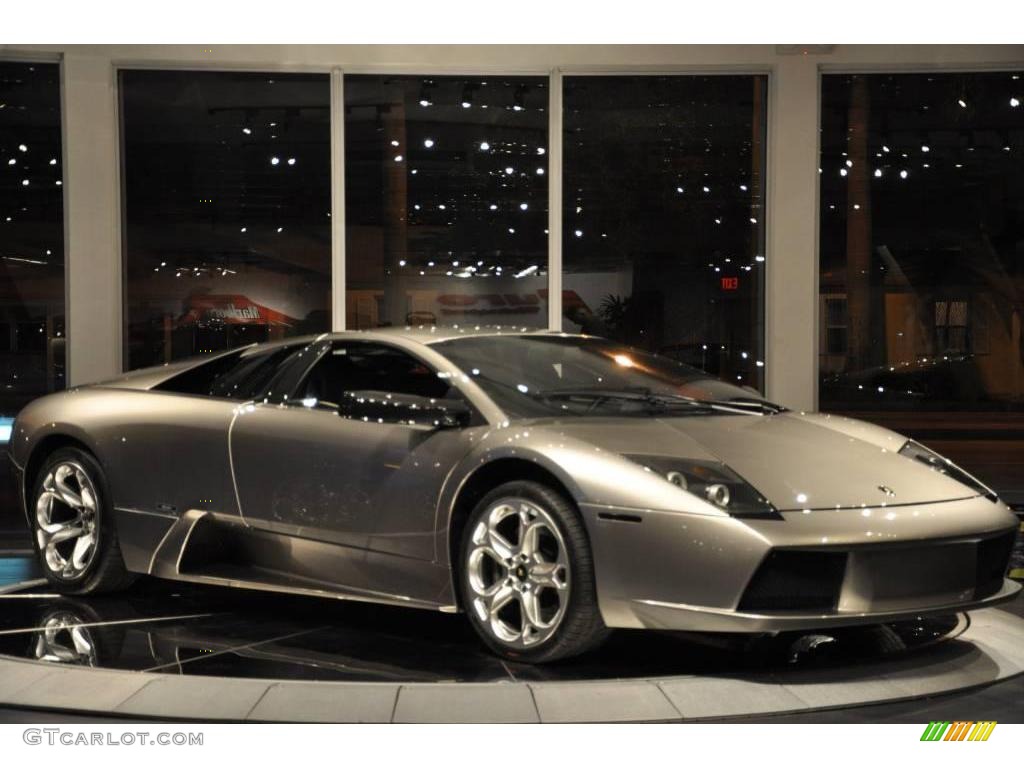 2002 Murcielago Coupe - Grey Metallic / Grey photo #34