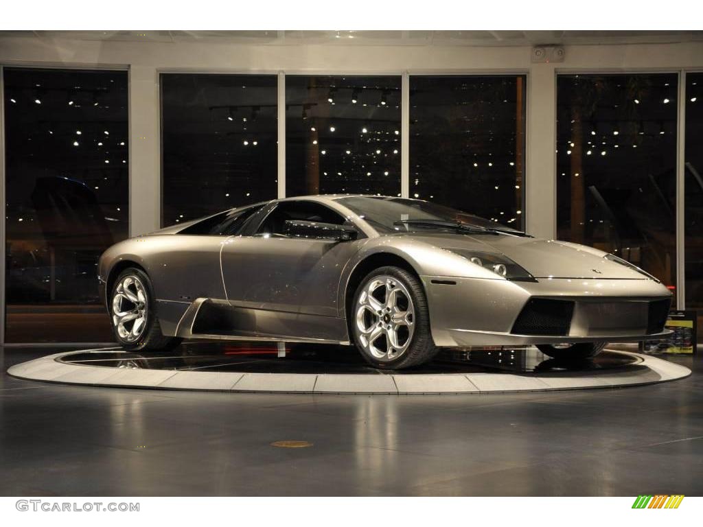 2002 Murcielago Coupe - Grey Metallic / Grey photo #35