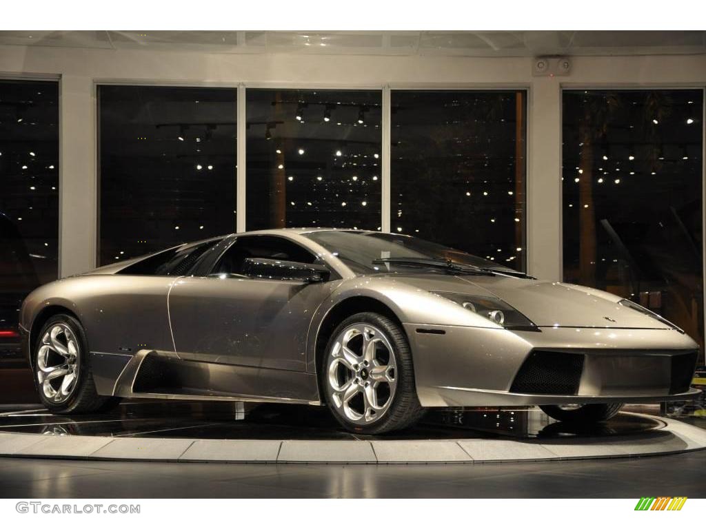 2002 Murcielago Coupe - Grey Metallic / Grey photo #36