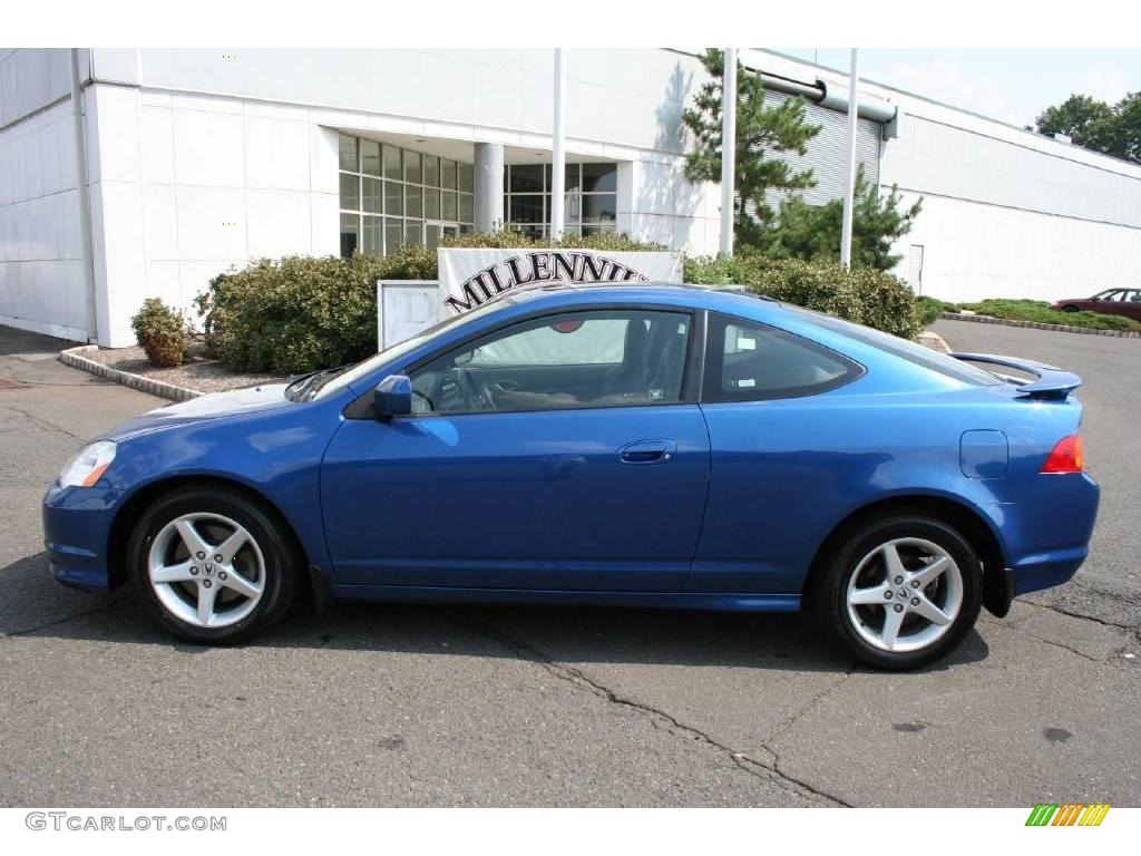 2004 RSX Type S Sports Coupe - Arctic Blue Pearl / Ebony photo #8