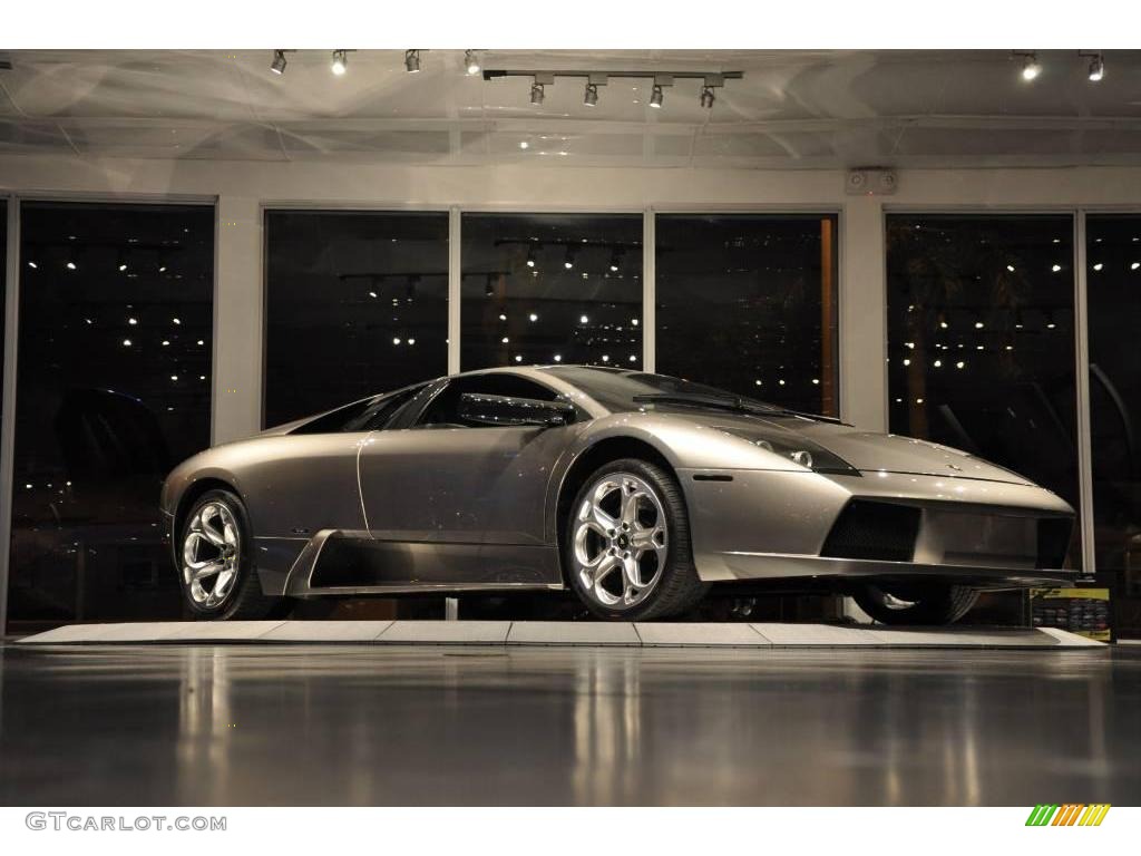 2002 Murcielago Coupe - Grey Metallic / Grey photo #38