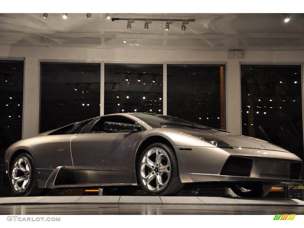 2002 Murcielago Coupe - Grey Metallic / Grey photo #39
