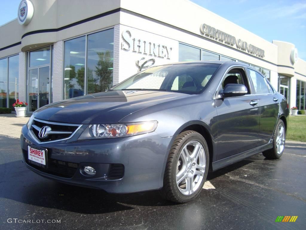 2006 TSX Sedan - Carbon Gray Pearl / Ebony Black photo #1