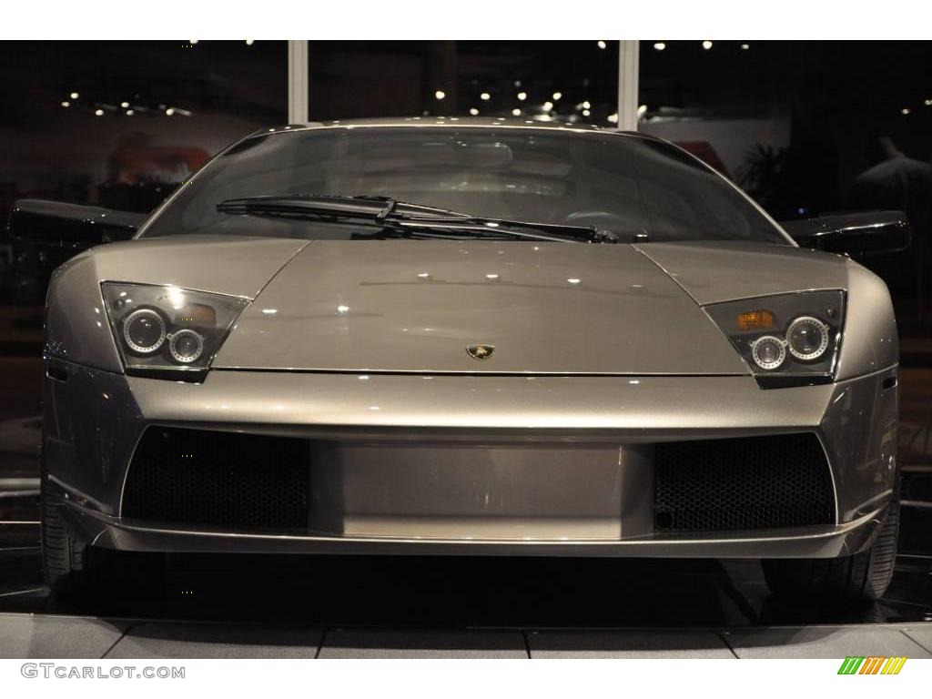 2002 Murcielago Coupe - Grey Metallic / Grey photo #43