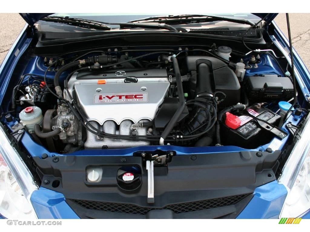 2004 RSX Type S Sports Coupe - Arctic Blue Pearl / Ebony photo #20