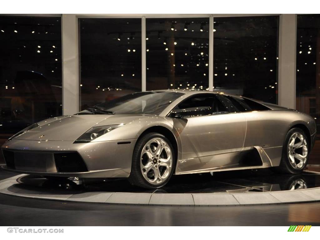 2002 Murcielago Coupe - Grey Metallic / Grey photo #56