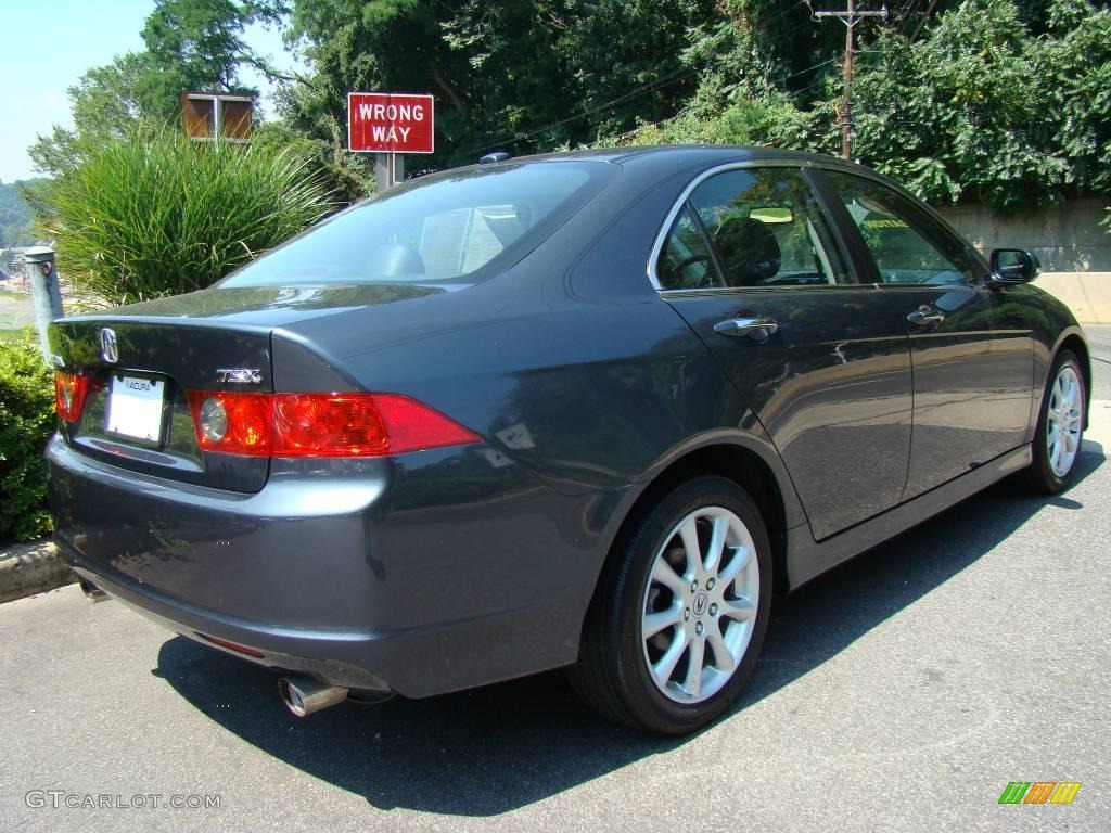 2007 TSX Sedan - Carbon Gray Pearl / Ebony photo #4