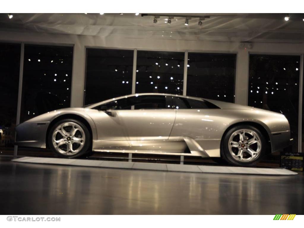 2002 Murcielago Coupe - Grey Metallic / Grey photo #58