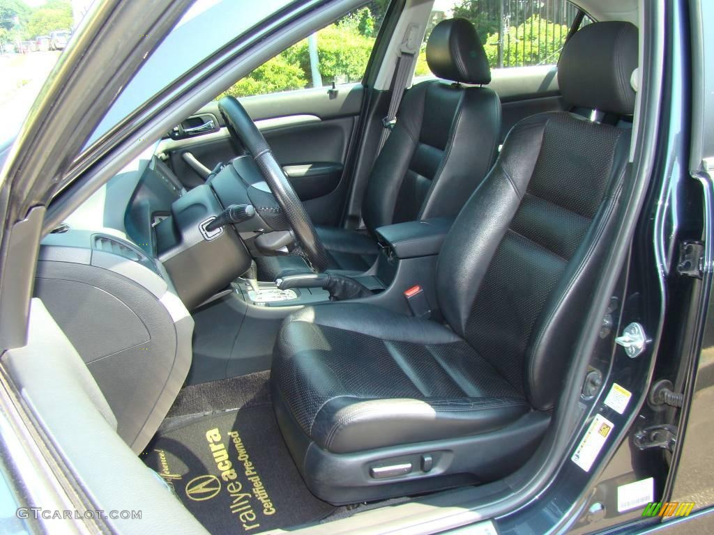 2007 TSX Sedan - Carbon Gray Pearl / Ebony photo #8