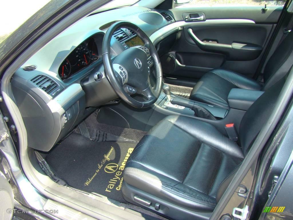 2007 TSX Sedan - Carbon Gray Pearl / Ebony photo #10