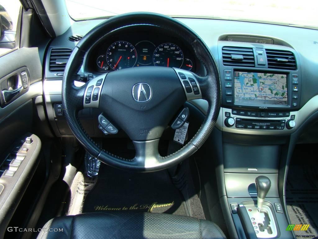 2007 TSX Sedan - Carbon Gray Pearl / Ebony photo #12