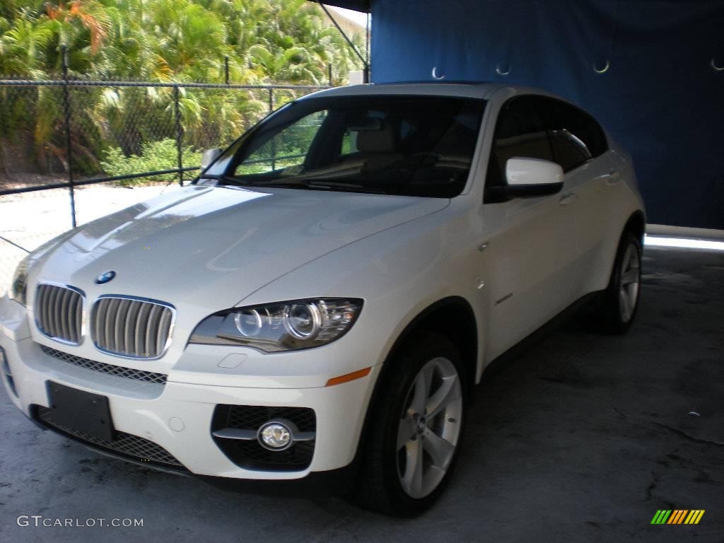 2009 X6 xDrive50i - Alpine White / Saddle Brown Nevada Leather photo #3