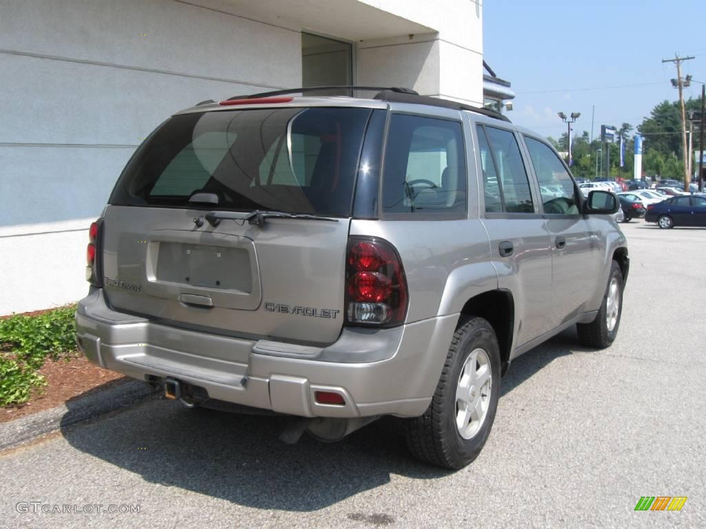 2002 TrailBlazer LS 4x4 - Light Pewter Metallic / Light Pewter photo #3