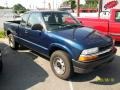 2003 Indigo Blue Metallic Chevrolet S10 Extended Cab 4x4  photo #1