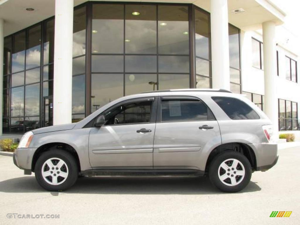 2005 Equinox LS - Dark Silver Metallic / Light Gray photo #1