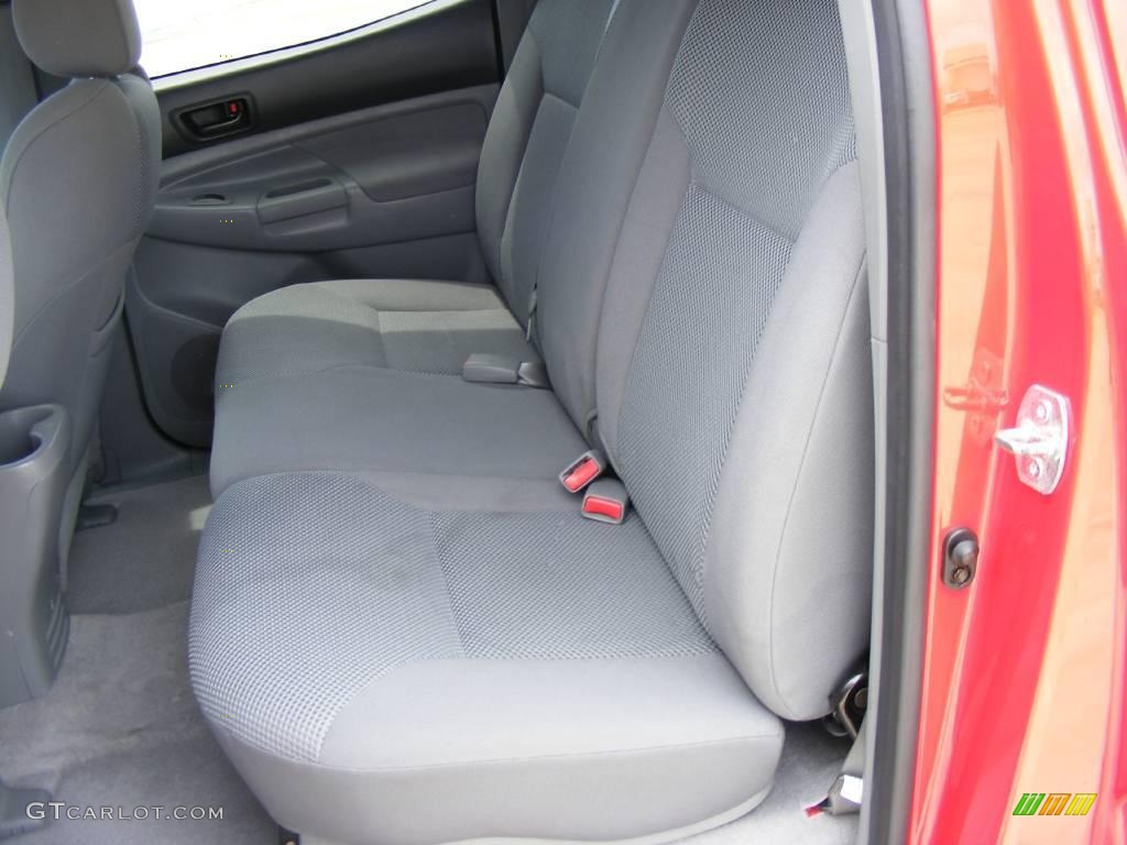2006 Tacoma V6 TRD Double Cab 4x4 - Radiant Red / Graphite Gray photo #33