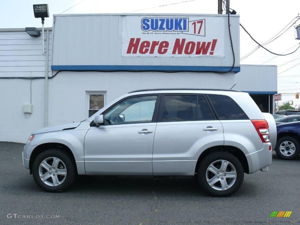 2008 Grand Vitara Luxury 4x4 - Quicksilver Metallic / Black photo #1