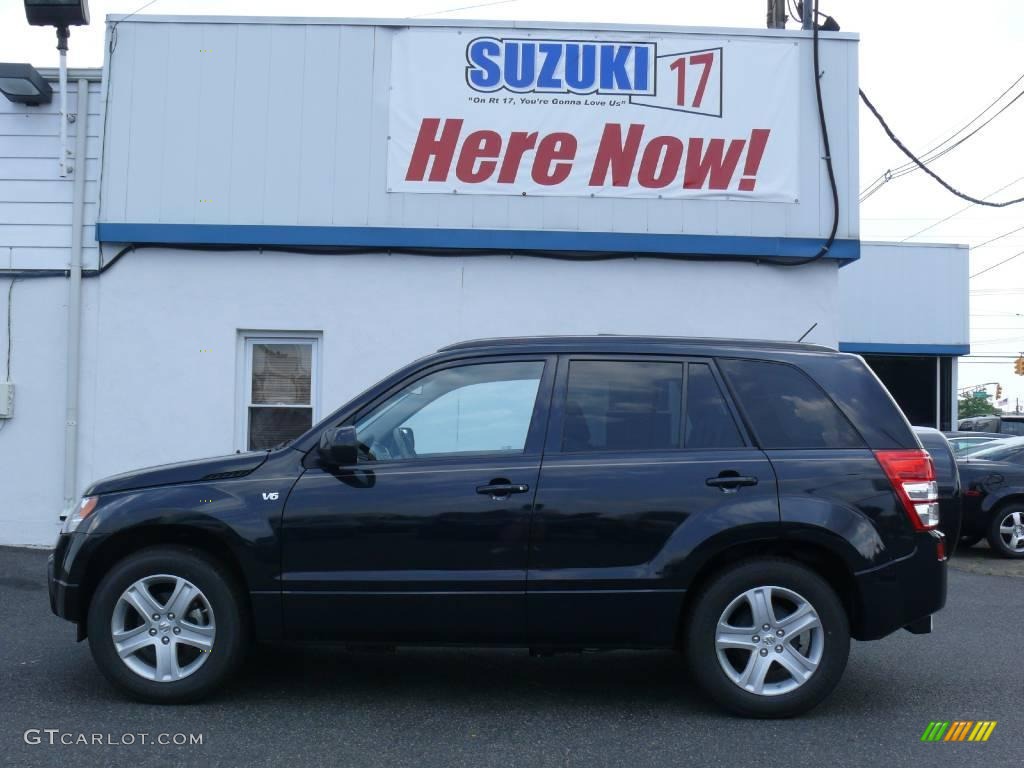 2008 Grand Vitara Luxury - Black Pearl Metallic / Beige photo #1