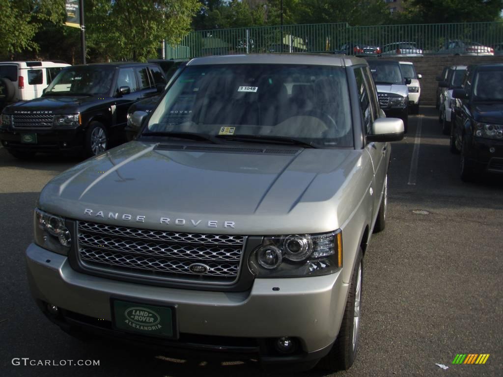 2010 Range Rover HSE - Ipanema Sand Metallic / Arabica Brown/Ivory White photo #1