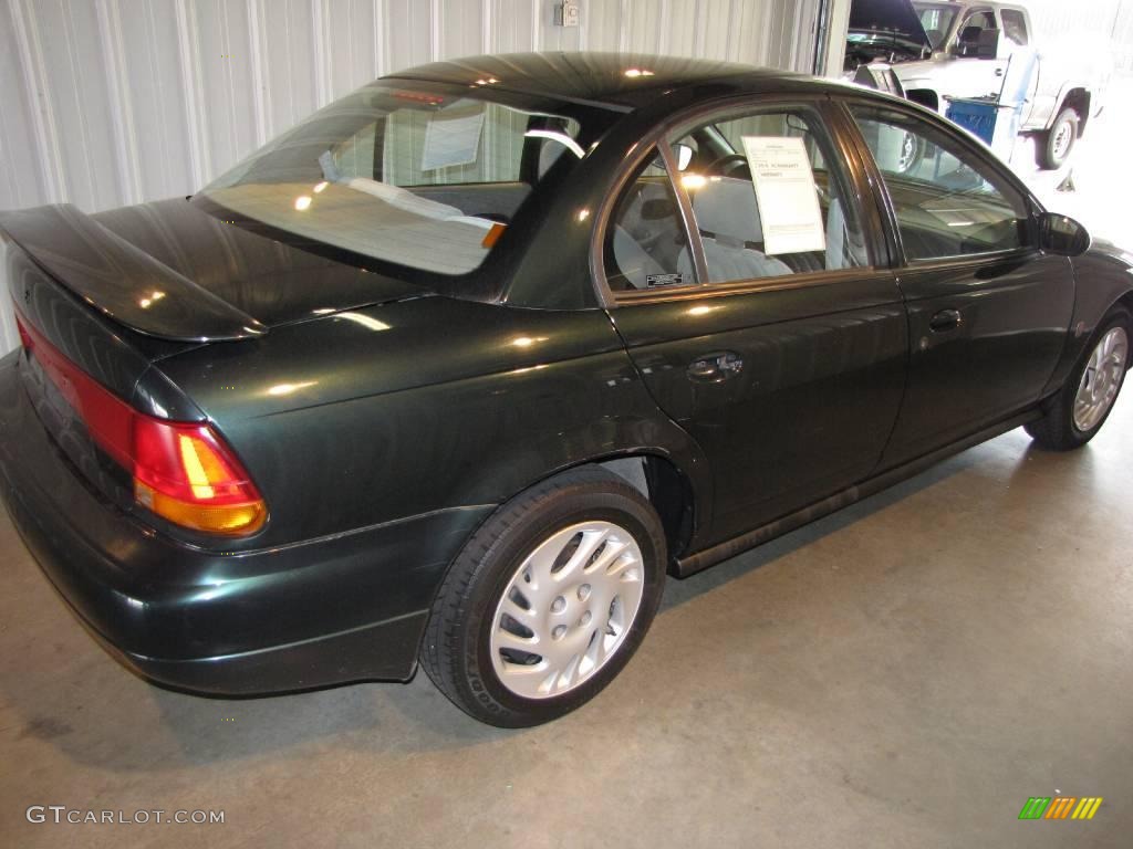 1998 S Series SL2 Sedan - Dark Green Metallic / Black/Gray photo #2