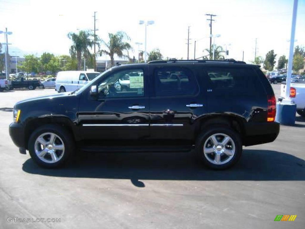 2009 Tahoe LTZ - Black / Ebony photo #3